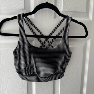 Lululemon stripe energy bra